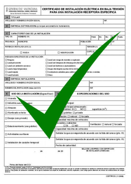 Servicios boletin electrico certificaciones